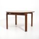 Extendable round table by Inge Klingeberg for France e Son, 1960s