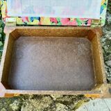 Vintage storage box footrest