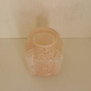 Art Deco vase in speckled glass