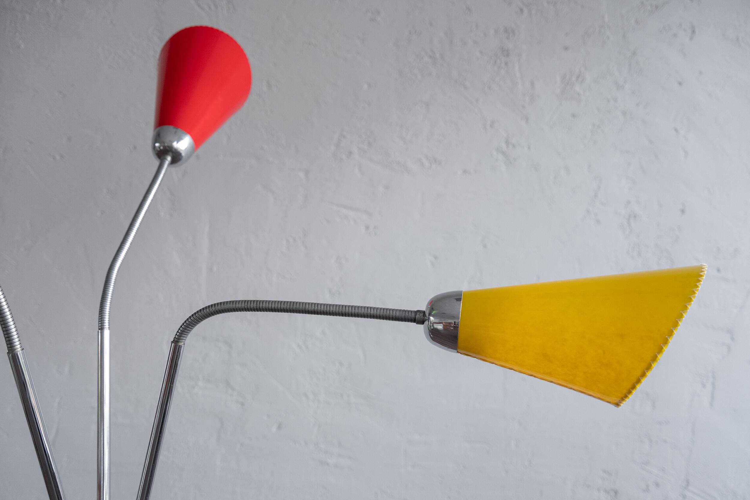 Vintage Czechoslovak Adjustable Floor Lamp By Lidokov, 1960s