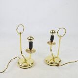 Pair of table lamps, Massive, 1980s