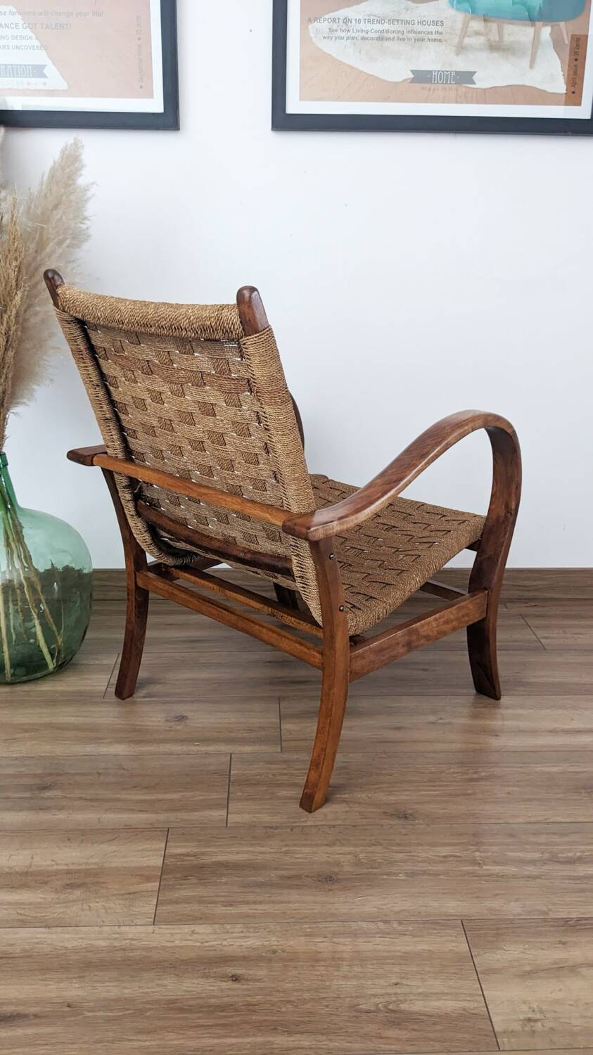 Bauhaus armchair by Erich Dieckmann Art Deco 1930s