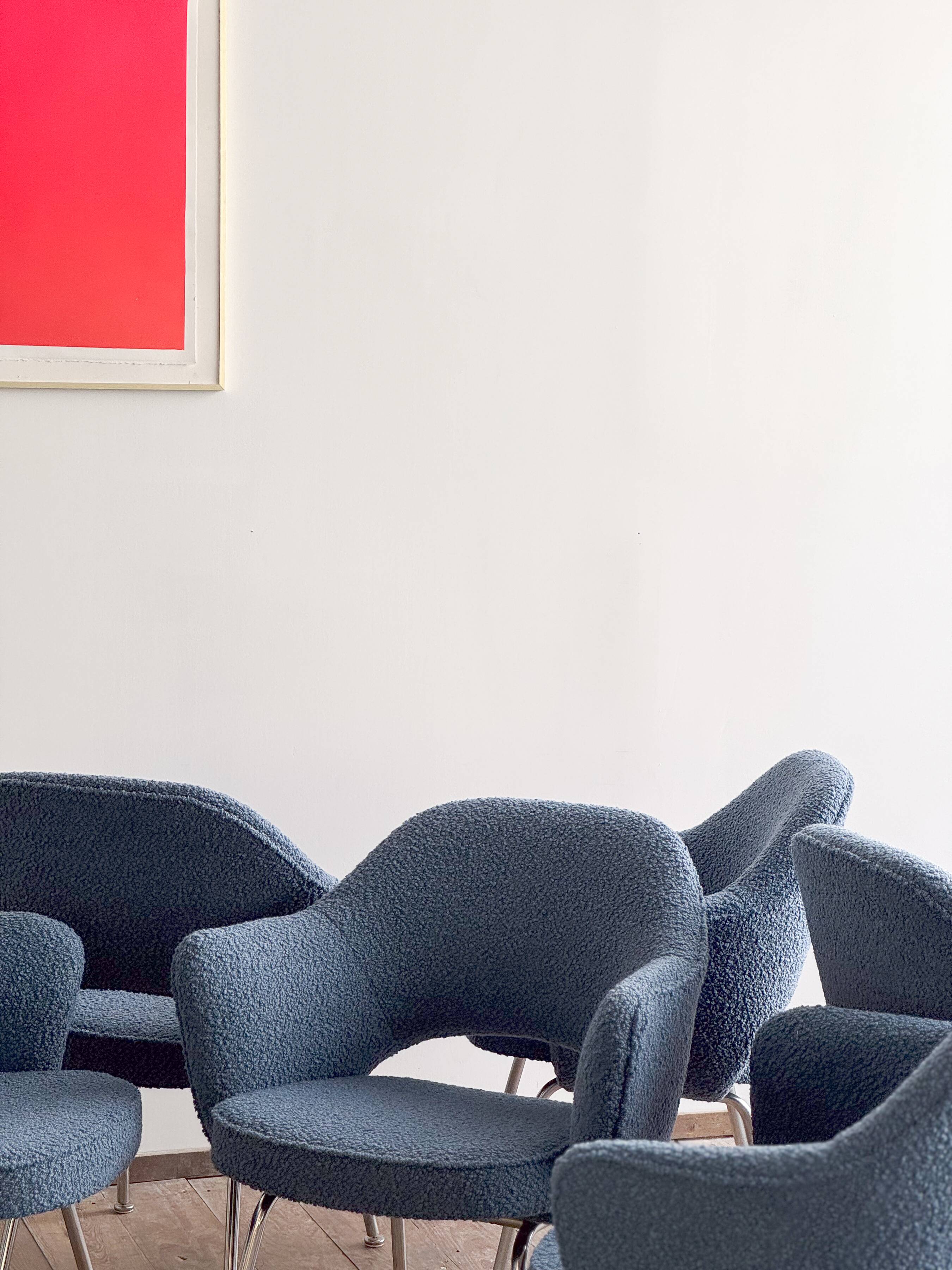 Ensemble de 6 chaises Executive vintage par Eero Saarinen pour Knoll, 1940