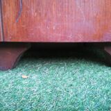 Art deco solid oak bedside