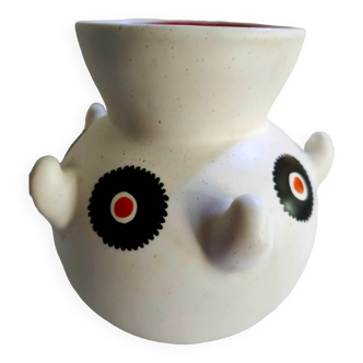 André Baud ceramic vase from Vallauris 14x12cm