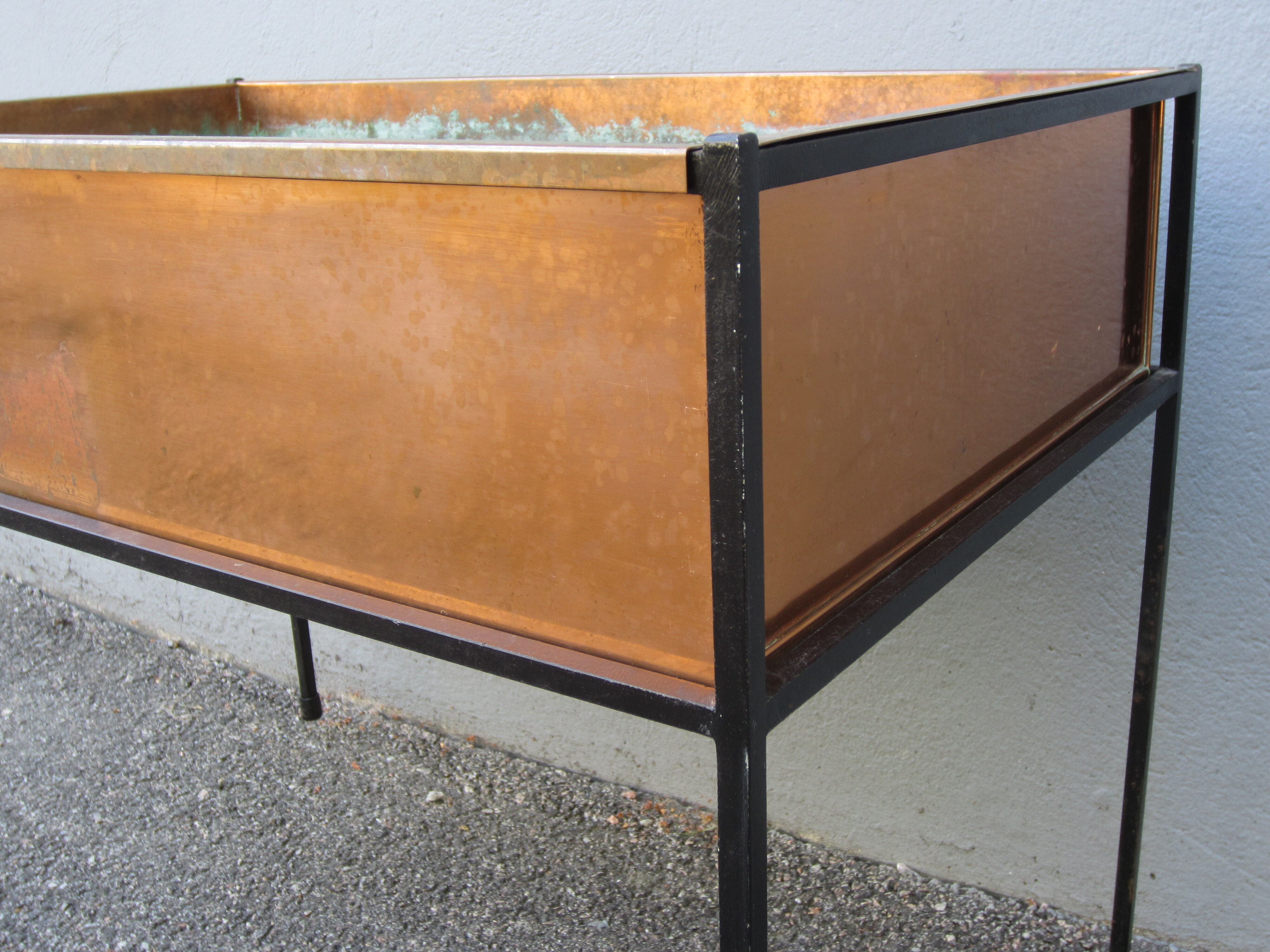 Scandinavian copper planter by Hans-Agne Jakobsson
