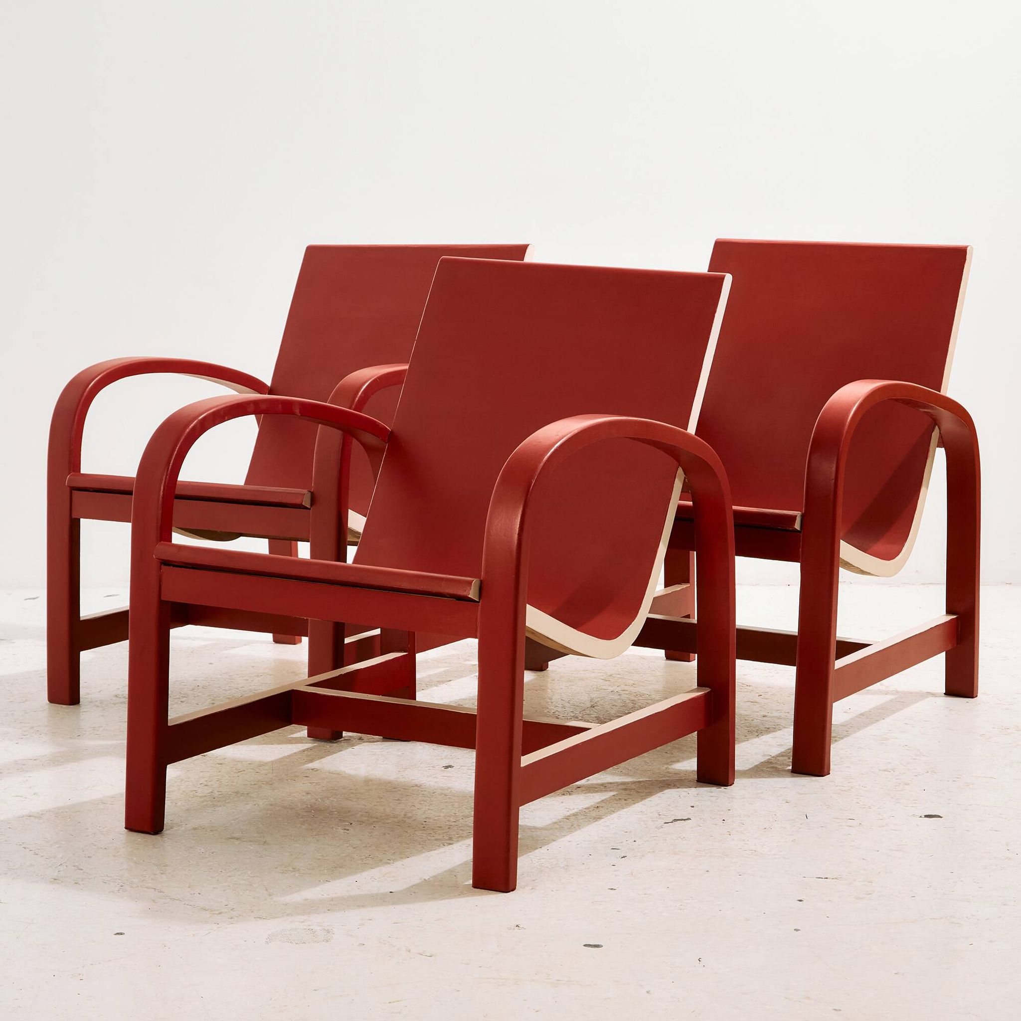 Beech armchair