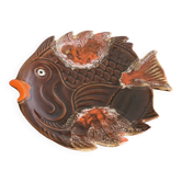 Vallauris style fish plate