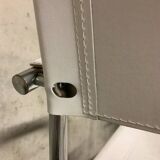 Lot of three vintage tubular armchairs from the 70's