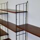 Modular teak storage unit in mid-century style, set of 12, 1960s.