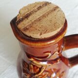 Pitcher grape vine grape cluster borneier belgium with cork stopper