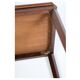 Side table decorated with bronze ornaments in light mahogany