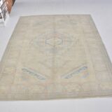 Oushak Vintage Turkish Wool Carpet sku 1150