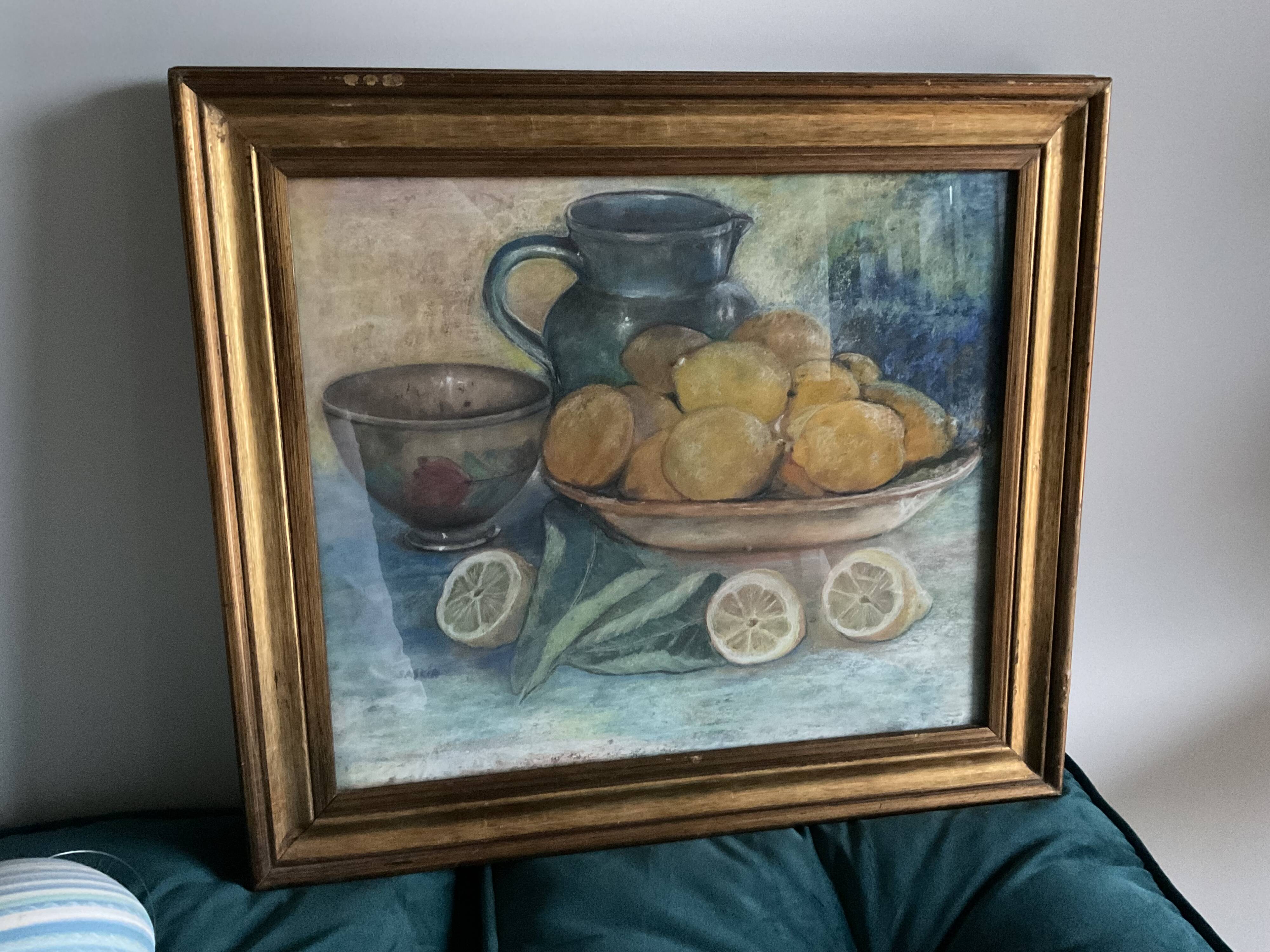 Still Life Painting with Lemons
