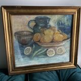 Still Life Painting with Lemons