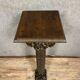 Asia XIXth century: magnificent pedestal column in hard wood carved around 1880