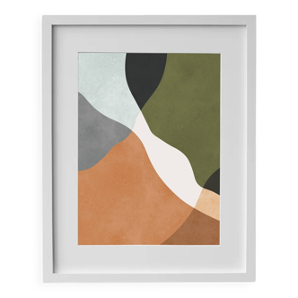 Handmade painting framed