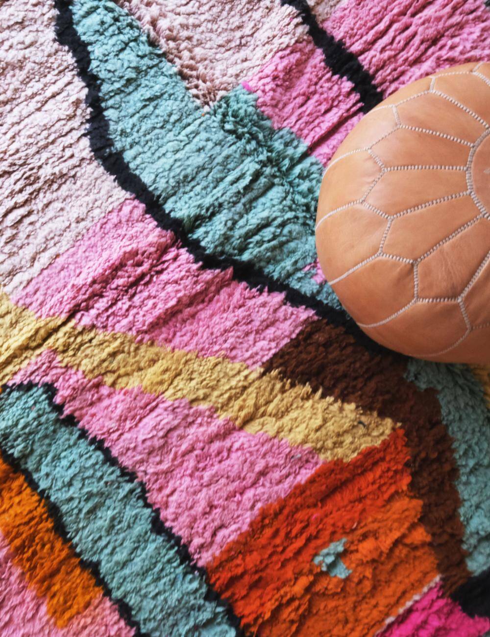 Colourful Berber Rug - 287 x 246 cm