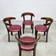 Vintage design dining chairs Bruno Rey Kusch & Co
