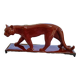Red enameled panther