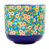 French Art Deco Longwy Faience Cachepot 1940s