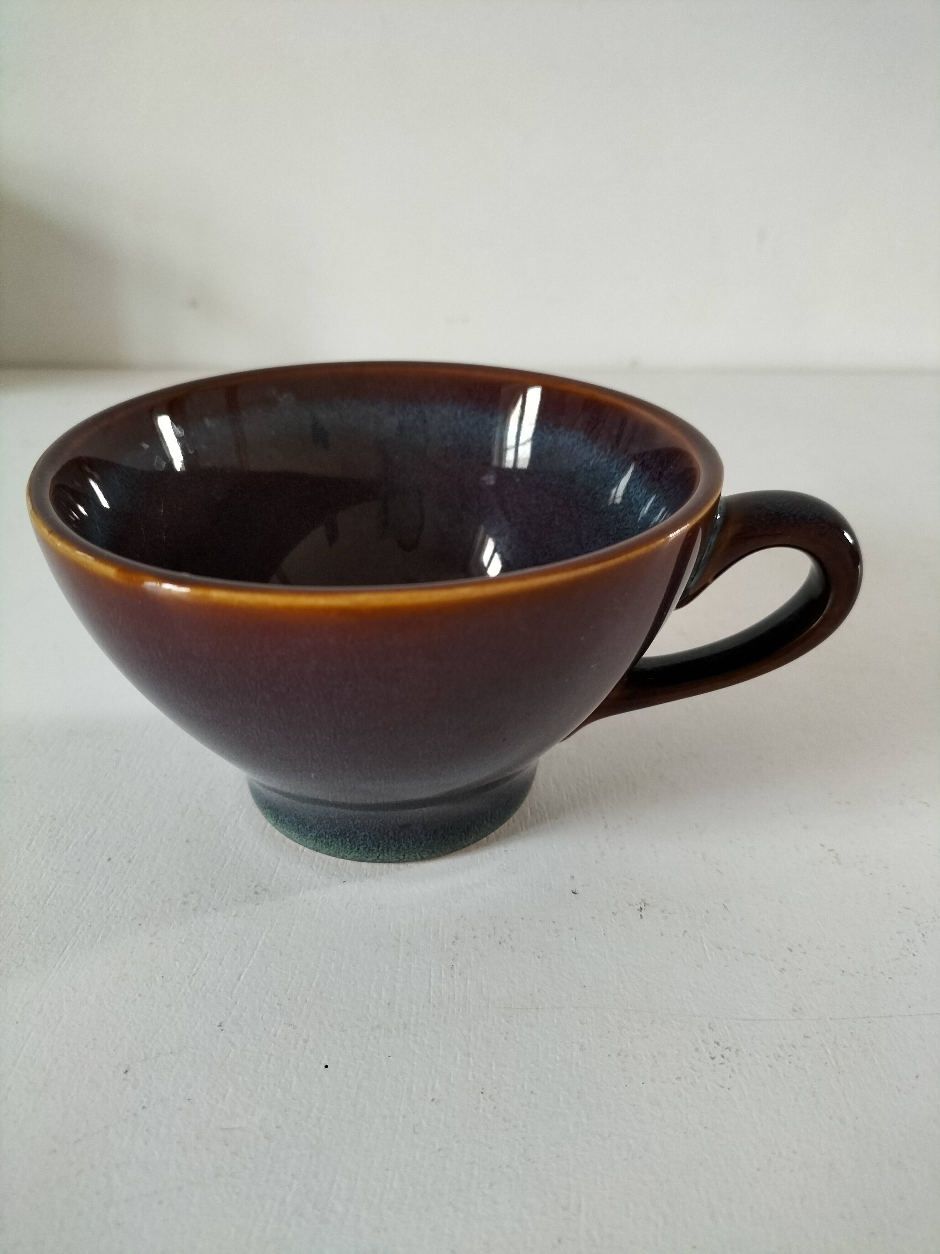 Speckled stoneware cup