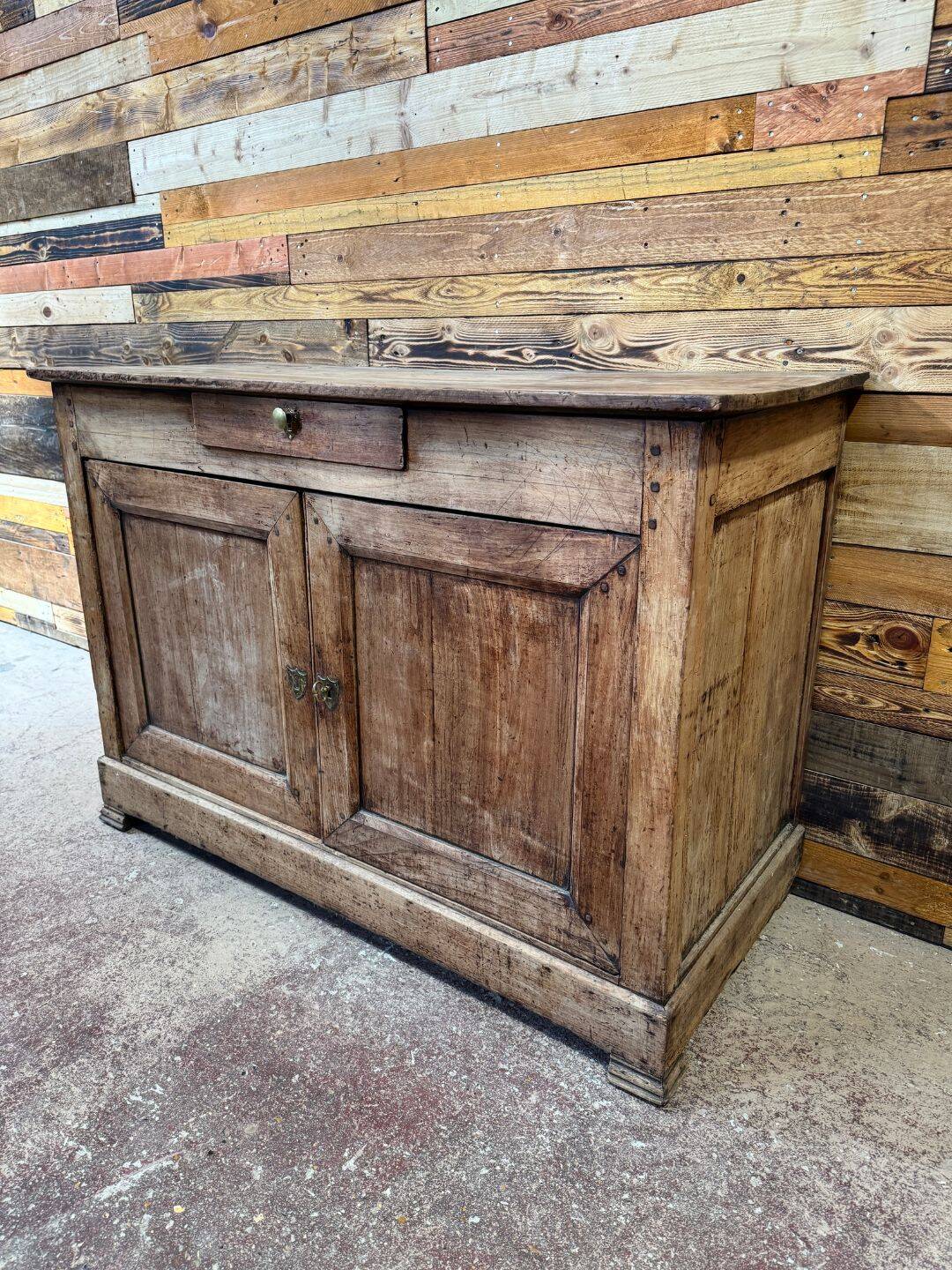 Antique buffet in solid cherry wood