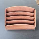 Wooden mail holder: vintage
