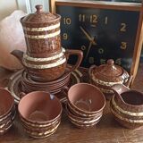 Mary coffee service by Digoin Sarreguemines - 6 people