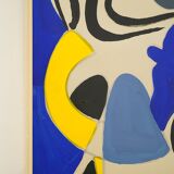 Aldo Gentilini, tempera on cardboard, 1970s