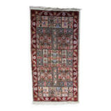 Handmade vintage Tunisian silk rug 51cm x 97cm, 1970s