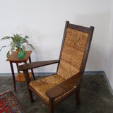 Fauteuil avec haut dossier par Willy Ohler