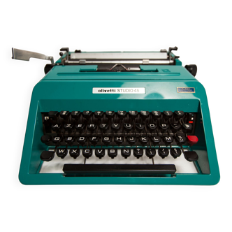 Olivetti Studio 45 Typewriter Cleaned and New Ribbon