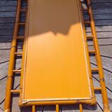 Rectangular rattan mirror