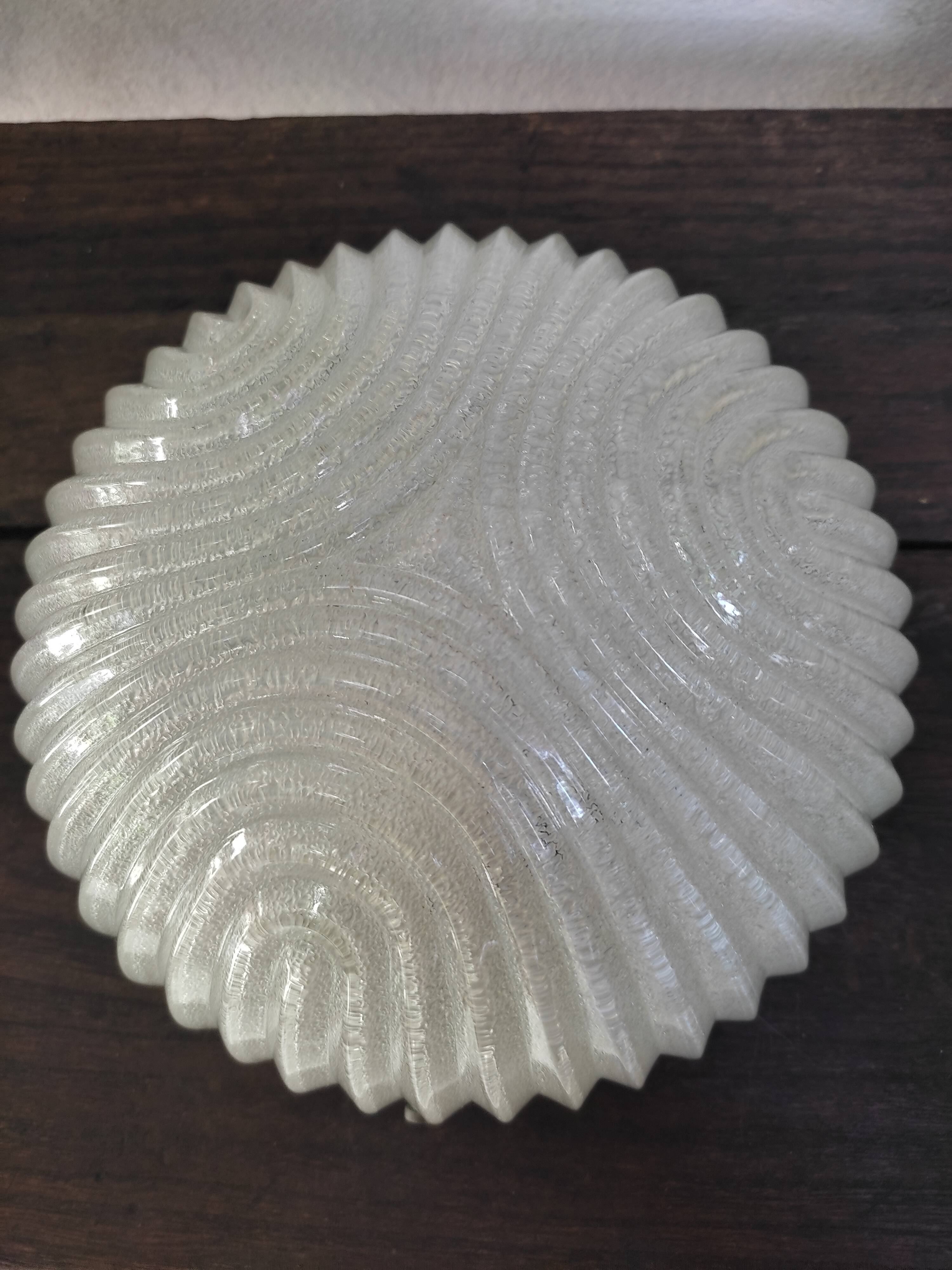 Glass ceiling light