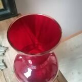Red vase with gold decoration