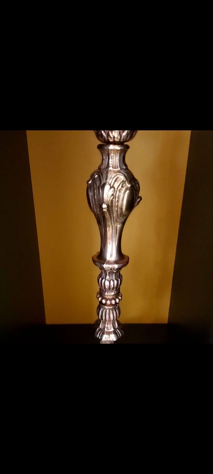 Gilded bronze lamp base
