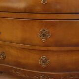 Commode bordelaise 18ème 4 tiroirs en merisier