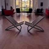 Cross x Cuneo armchair pair