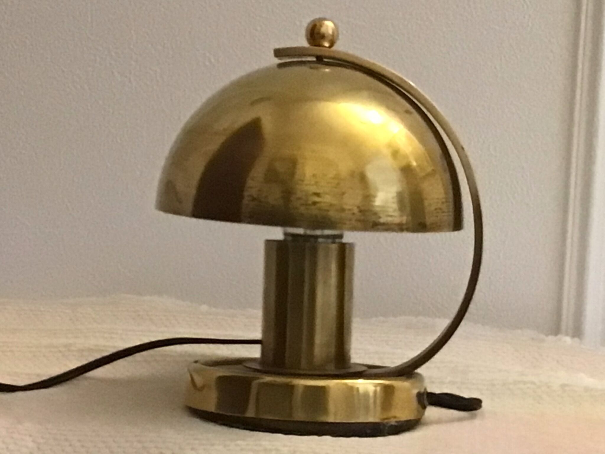 Art deco modernist mushroom lamp