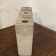 Three-light chandelier in cellular concrete