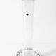 Small Vintage Clear Single Flower Glass Vase / Pukeberg / Sweden / 1960s