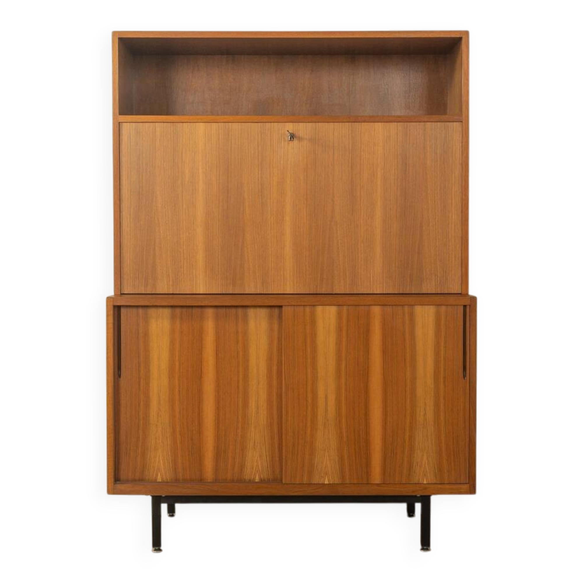 Purist two-piece secretary from the 1950s