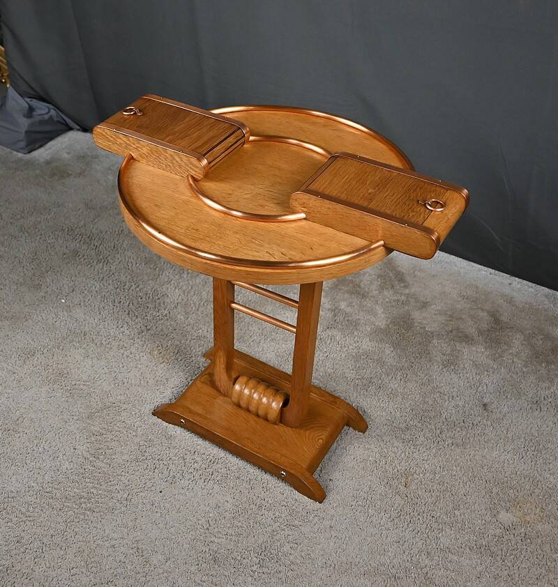 Small Oak Smoking Table, Art Deco period – 1930