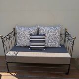 Banquette lit fer forgé