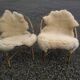 Two vintage sheepskins.