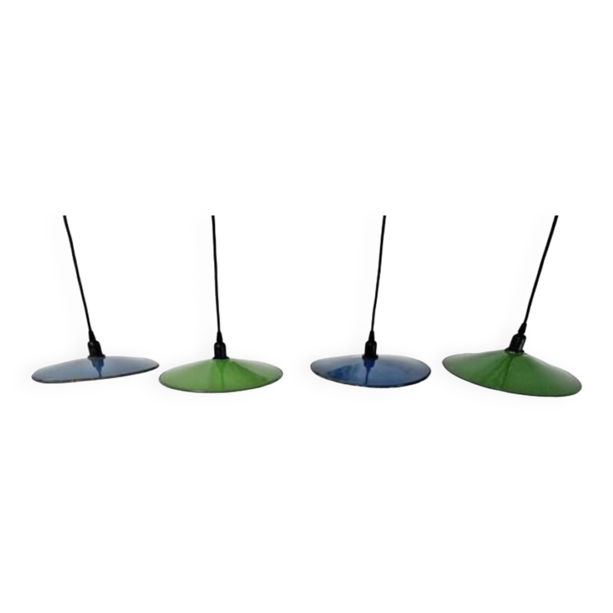Enameled pendant lights 4