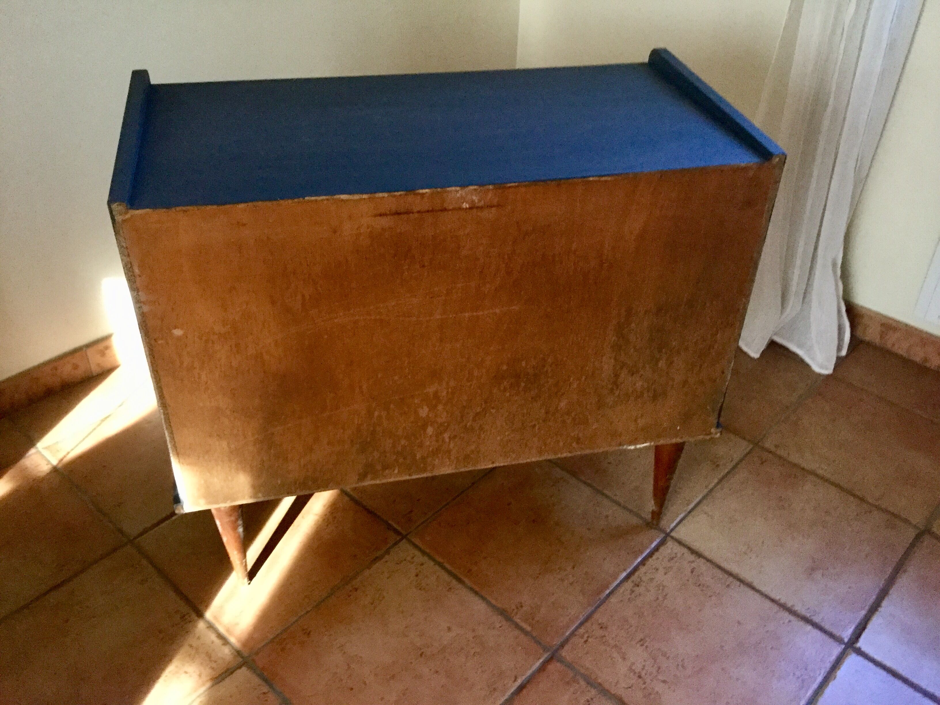 Black vintage chest of drawers