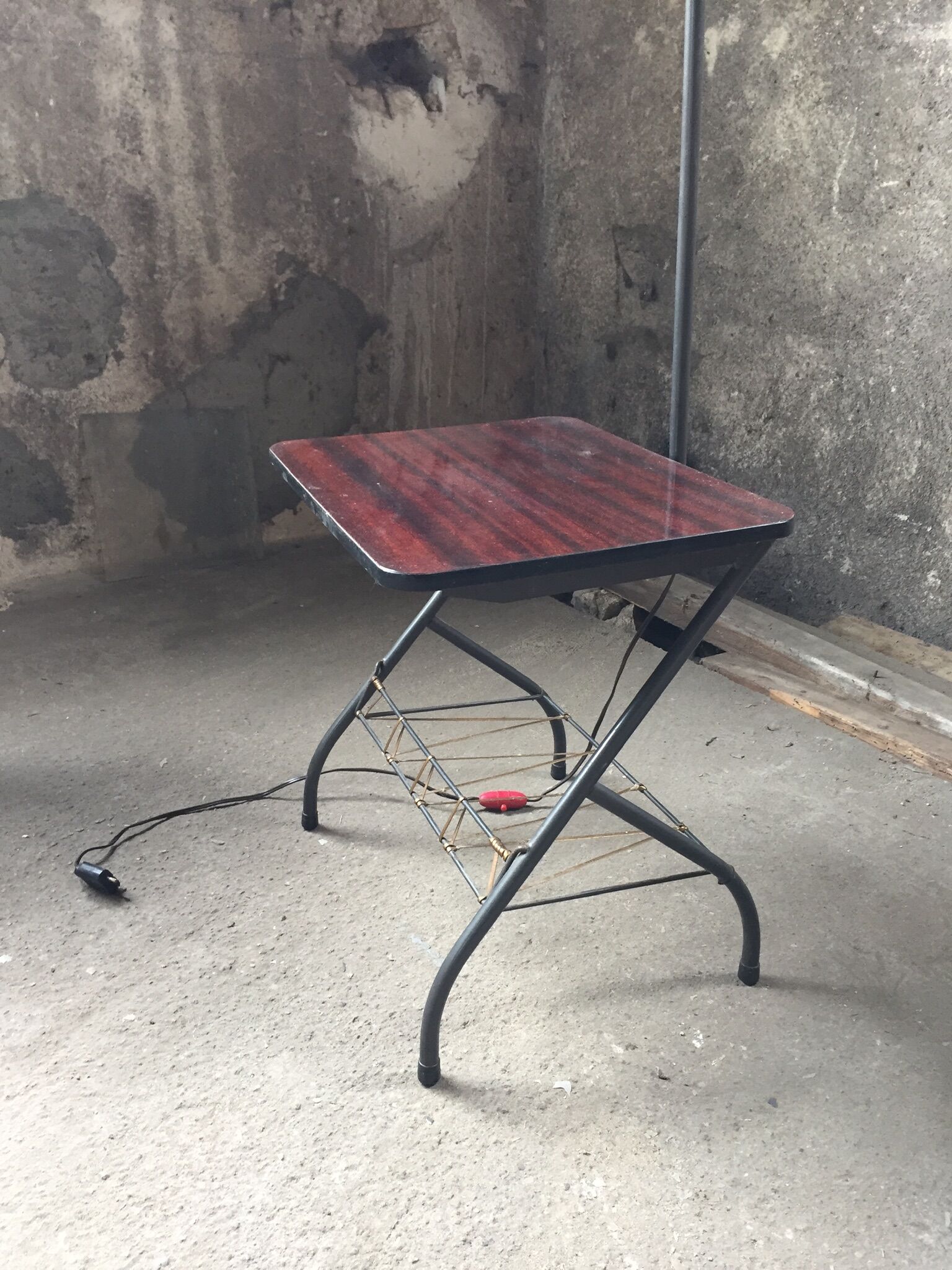 Vintage magazine floor and door lamp