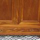 Large antique wardrobe in solid walnut